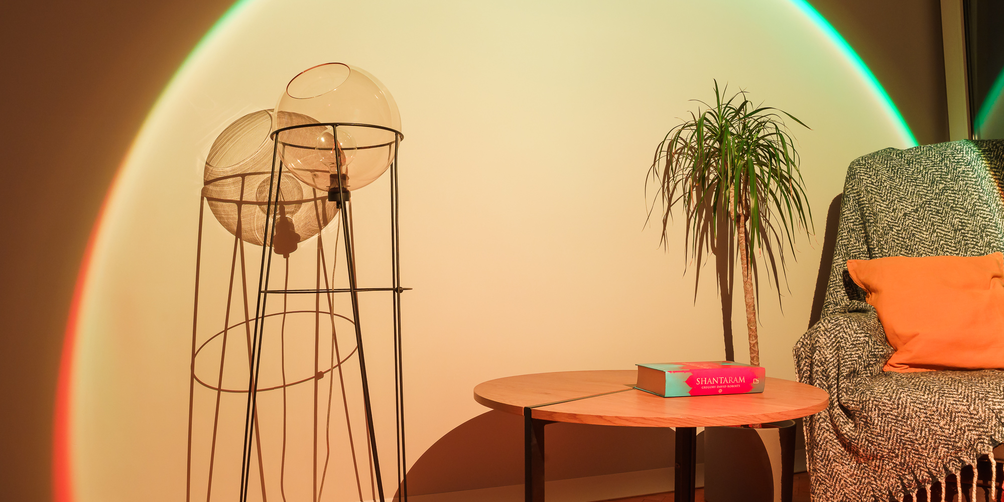 LED svetlo Newell RGB-W Rangha Nano Sunset.  